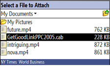 Goodlink 5.0 - Attach Files