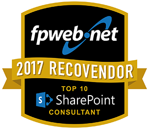 2017 Recovendor Top Ten SharePoint Consultant