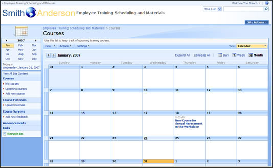 Employee Training template screenshot