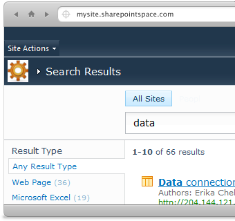 SharePoint 2010 Search Features