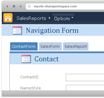 SharePoint 2010 Access Services
