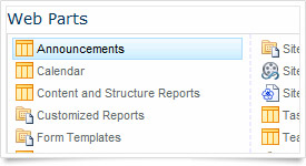 SharePoint Server 2010 Out-of-the-box Web Parts