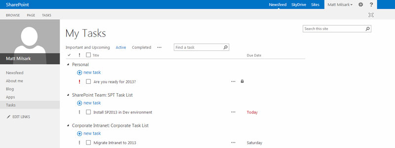 Social Collaboration screenshot