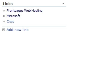 SharePoint Links Web Part