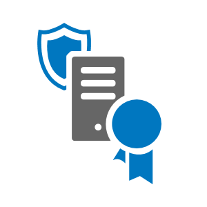secure certified server graphic