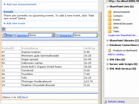 FrontPage Database Support 2