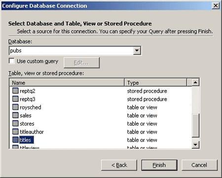 FrontPage - Configure Database Connection 2