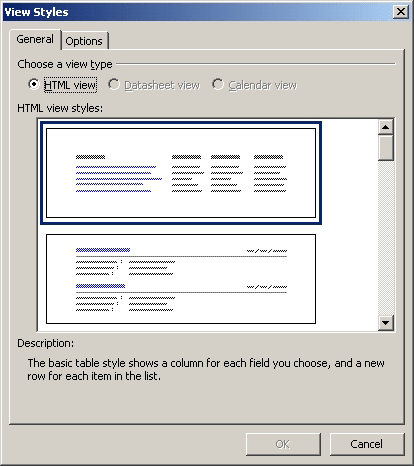 FrontPage - Styles for Data Source Information