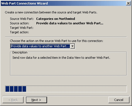 FrontPage - Web Part Connections Wizard