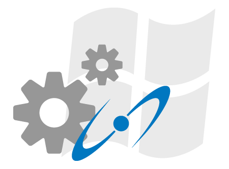 sharepointspace.com logo, Microsoft logo and gears