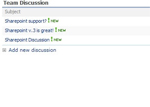 SharePoint Discussions Web Part