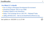 SharePoint Feed Reader Web Part