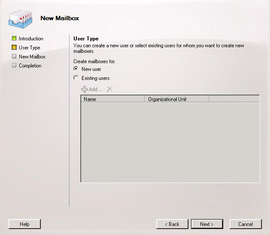 How to Create Exchange Mailboxes - 1