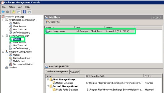 New Public Folder Exchange 2007