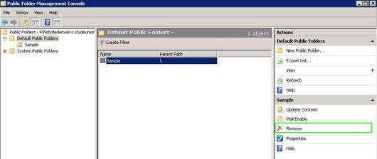 Delete Public Folder Creation - Exchange 2007